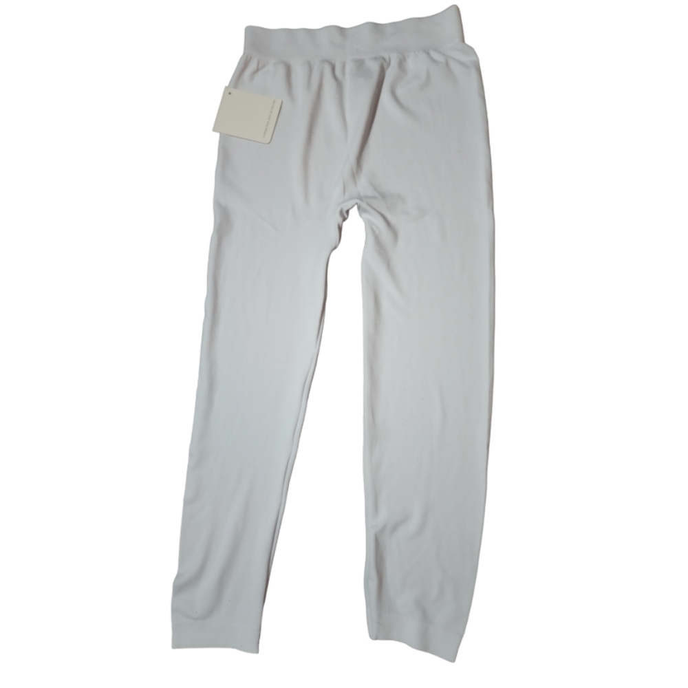 NWT Connection 18 Seamless White Crop Leggings Size Small/Medium Extemely Soft - Picture 2 of 3